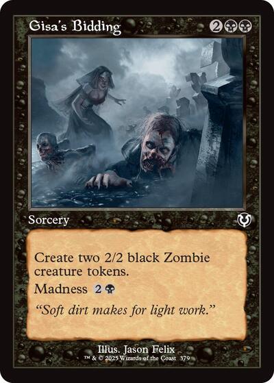 Gisa's Bidding (Retro Frame) (Innistrad Remastered) Light Play