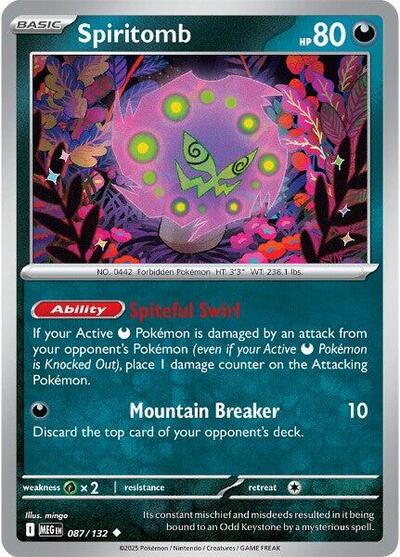 Spiritomb - 087 (ME01: Mega Evolution) Light Play
