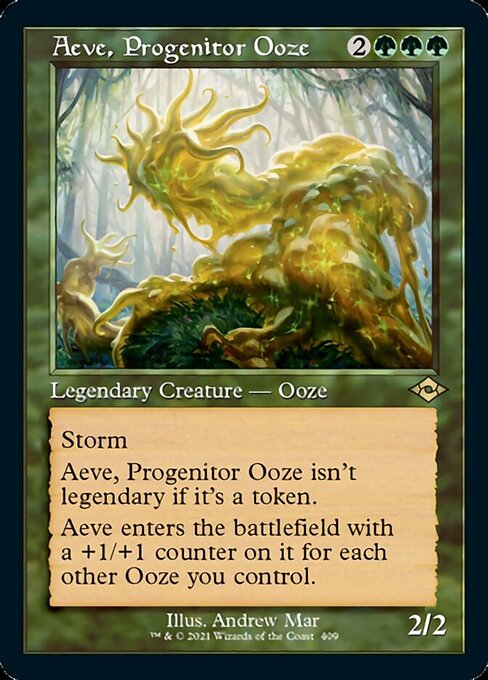 Aeve, Progenitor Ooze (Retro Frame) (Modern Horizons 2) Light Play