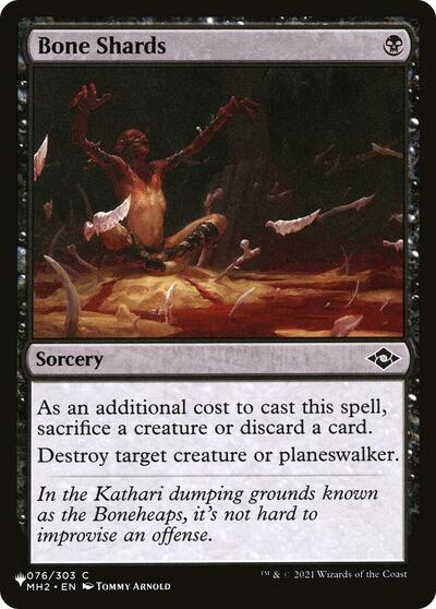 Bone Shards (The List) Light Play