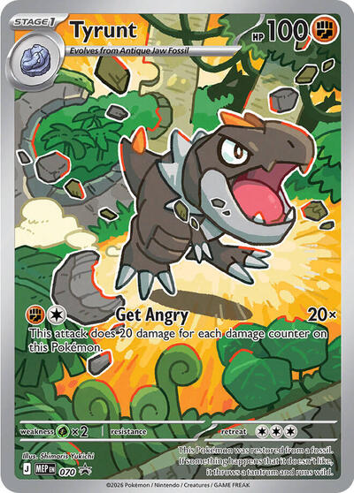 Tyrunt - 070 (ME: Mega Evolution Promo) Light Play Holofoil