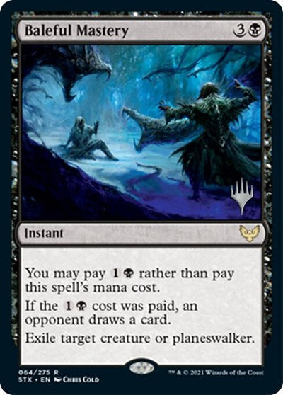 Baleful Mastery (Promo Pack: Strixhaven) Light Play