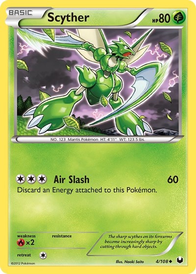 Scyther (Dark Explorers) Light Play