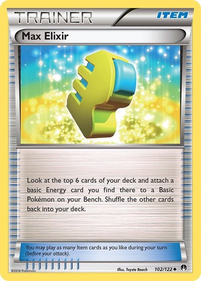 Max Elixir (XY - BREAKpoint) Heavy Play