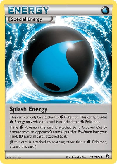 Splash Energy (XY - BREAKpoint) Damaged / Poor