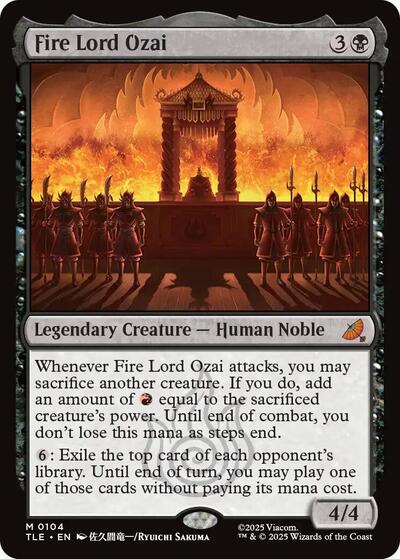 Fire Lord Ozai (Avatar: The Last Airbender: Eternal-Legal) Light Play Foil