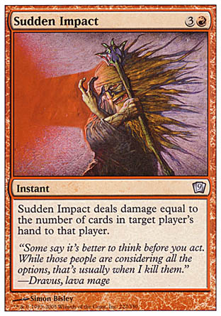 Sudden Impact (9th Edition) Light Play