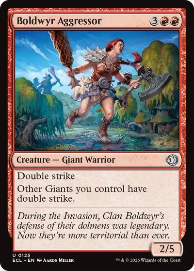 Boldwyr Aggressor (Lorwyn Eclipsed) Light Play Foil