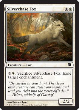 Silverchase Fox (Innistrad) Light Play