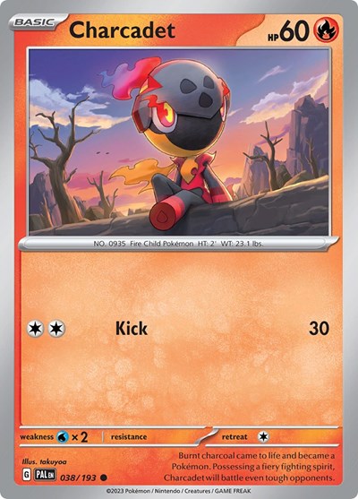 Charcadet - 038 (SV02: Paldea Evolved) Light Play