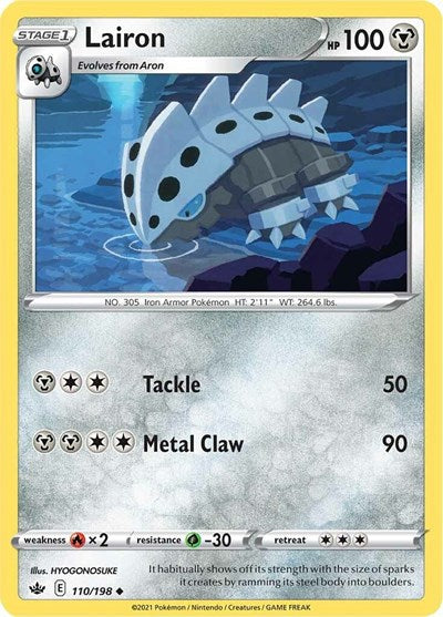 Lairon (SWSH06: Chilling Reign) Light Play