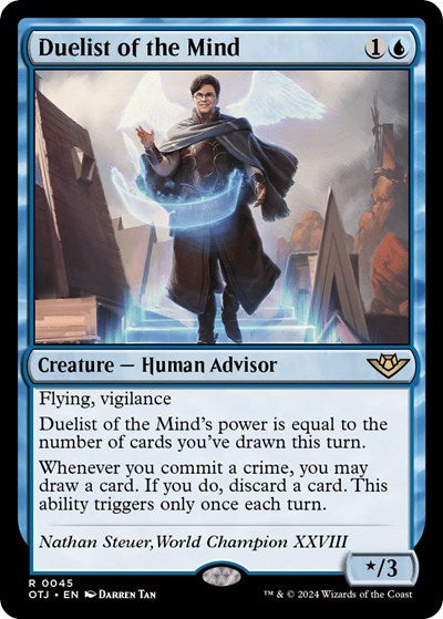 Duelist of the Mind (Outlaws of Thunder Junction) Light Play Foil