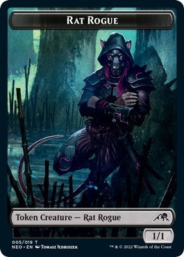 Rat Rogue Token (Kamigawa: Neon Dynasty) Light Play