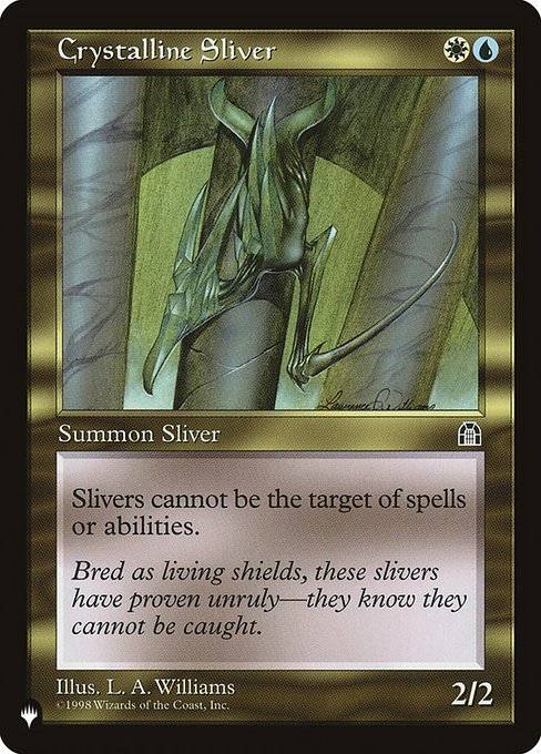Crystalline Sliver (The List) Light Play