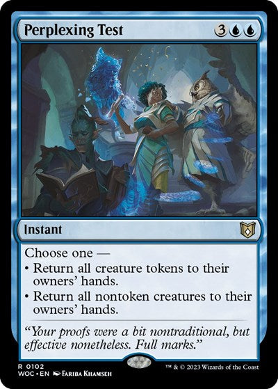 Perplexing Test (Commander: Wilds of Eldraine) Light Play