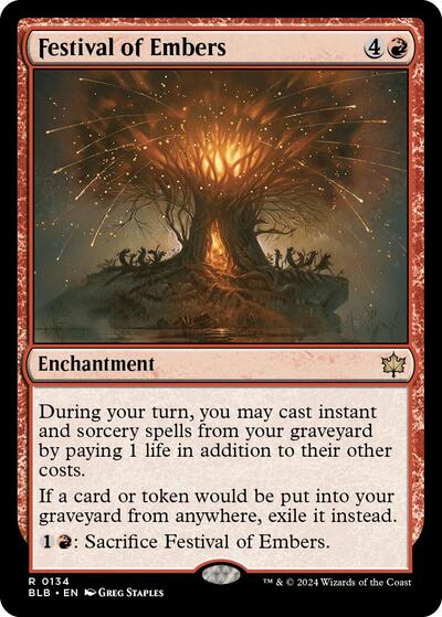 Festival of Embers (Bloomburrow) Light Play Foil