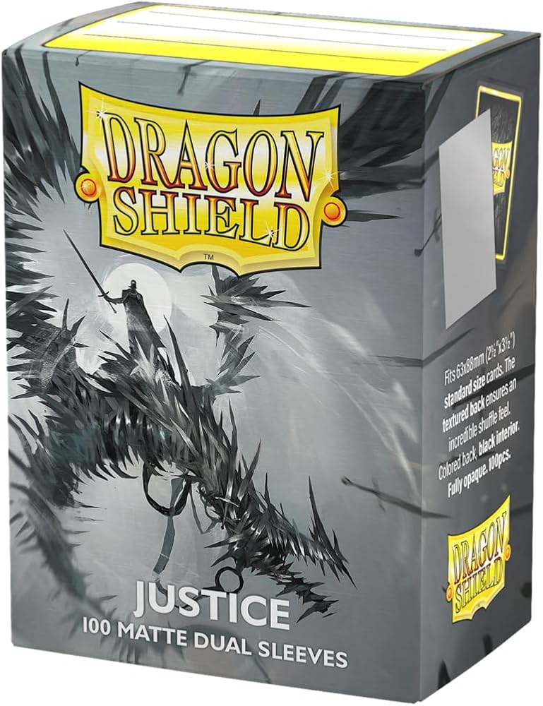 Dragon Shield Dual Matte Standard Sleeves - Justice (100-Pack) - Dragon Shield Card Sleeves
