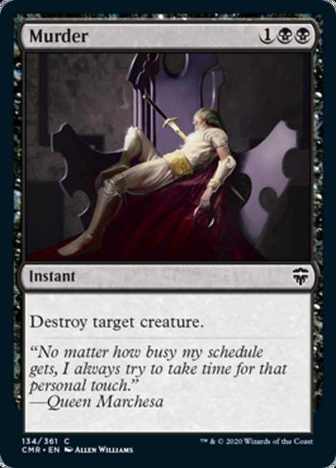 Murder (Commander Legends) Light Play Foil