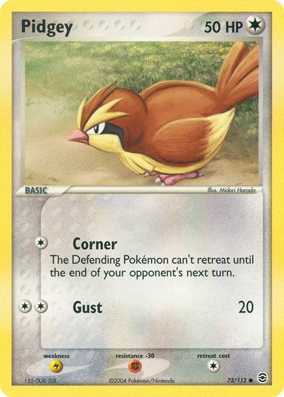 Pidgey (FireRed & LeafGreen) Damaged / Poor