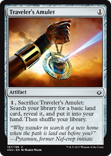 Traveler's Amulet (Hour of Devastation) Light Play Foil