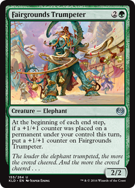 Fairgrounds Trumpeter (Kaladesh) Light Play