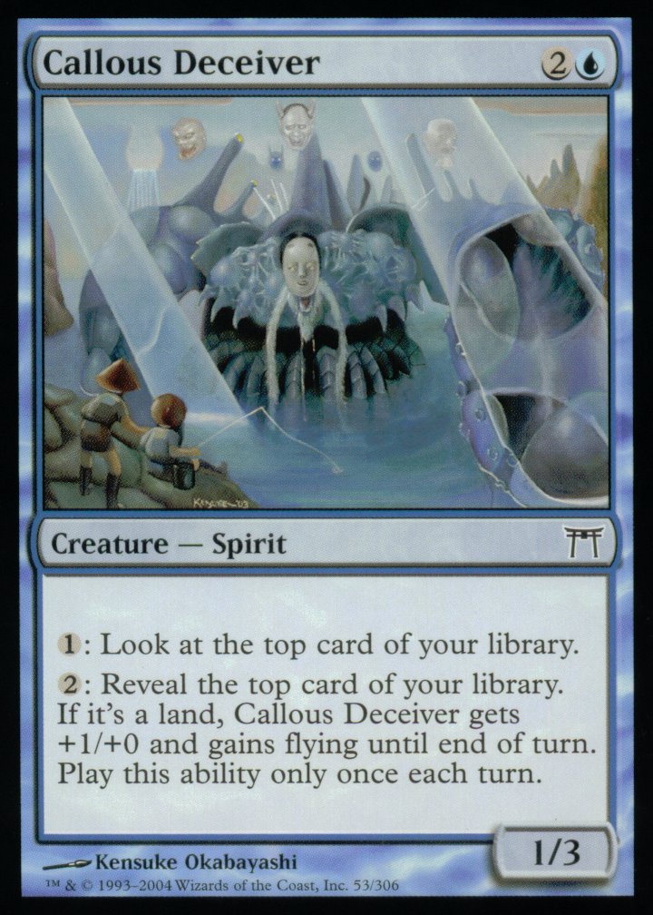 Callous Deceiver (Champions of Kamigawa) Light Play