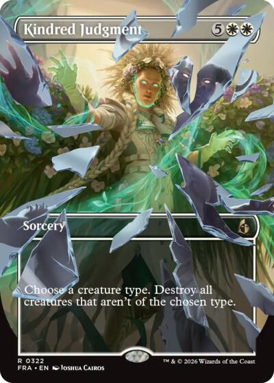 Kindred Judgment (Borderless) (Reality Fracture) Medium Play