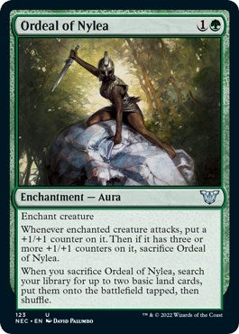 Ordeal of Nylea (Commander: Kamigawa: Neon Dynasty) Light Play