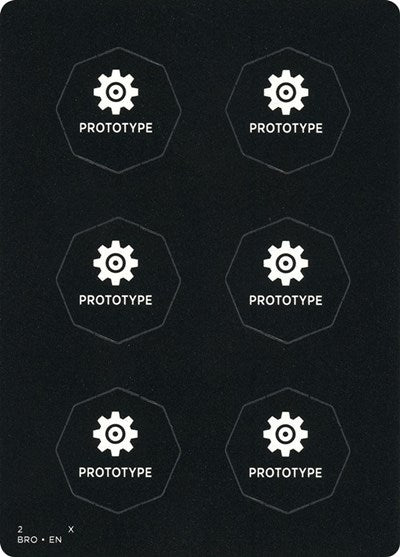 Punch Card Token (The Brothers' War) Light Play