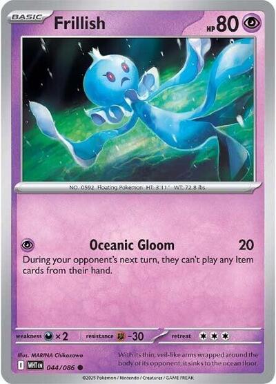 Frillish (SV: White Flare) Light Play