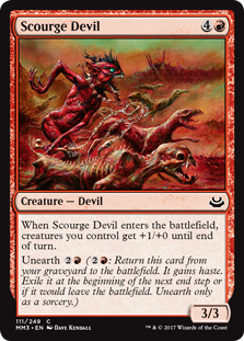 Scourge Devil (Modern Masters 2017) Light Play