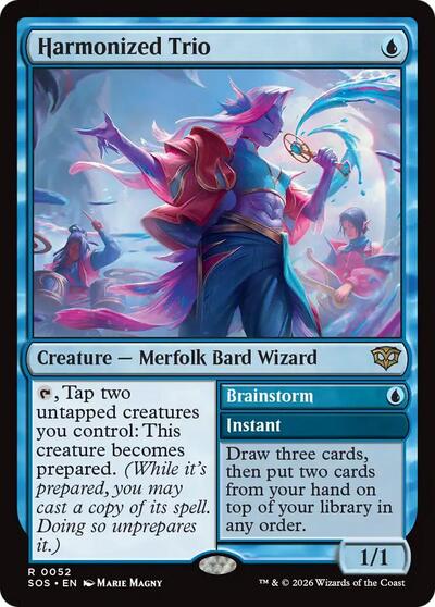 Harmonized Trio (Secrets of Strixhaven) Light Play