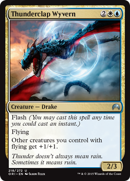 Thunderclap Wyvern (Magic Origins) Light Play