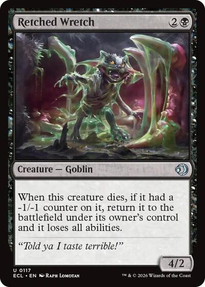 Retched Wretch (Lorwyn Eclipsed) Light Play Foil