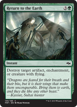 Return to the Earth (Fate Reforged) Light Play