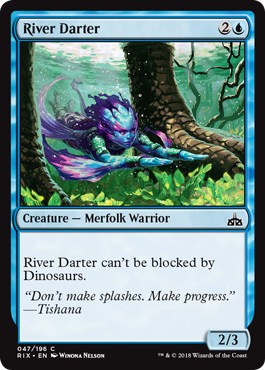 River Darter (Rivals of Ixalan) Light Play