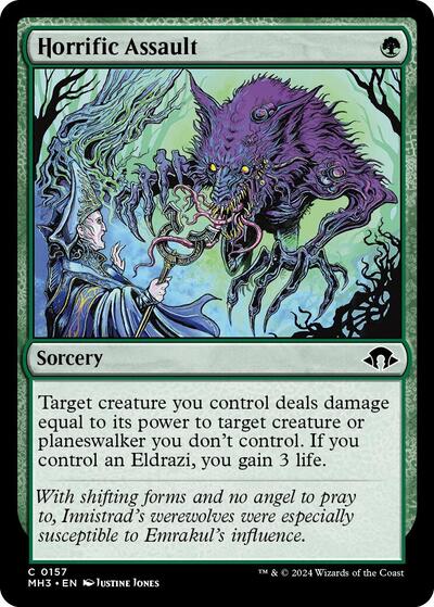 Horrific Assault (Modern Horizons 3) Light Play