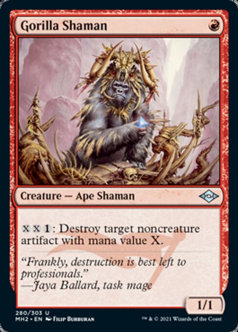 Gorilla Shaman (Modern Horizons 2) Light Play Foil