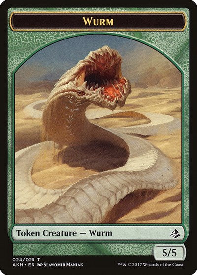 Wurm Token (Amonkhet) Medium Play
