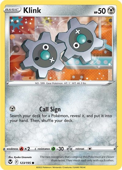 Klink (SWSH12: Silver Tempest) Light Play