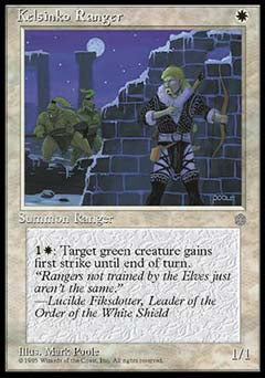 Kelsinko Ranger (Ice Age) Light Play
