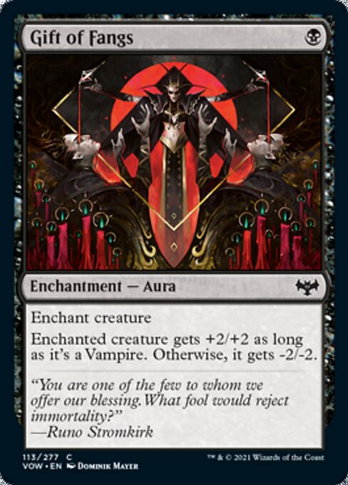 Gift of Fangs (Innistrad: Crimson Vow) Light Play