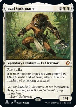 Jazal Goldmane (Commander: Dominaria United) Light Play
