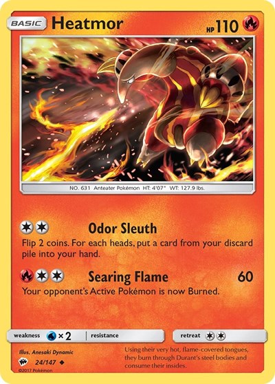 Heatmor (SM - Burning Shadows) Medium Play