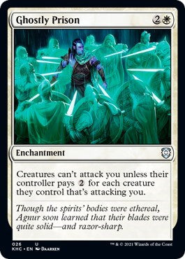 Ghostly Prison (Commander: Kaldheim) Light Play