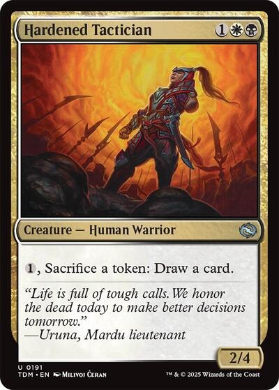 Hardened Tactician (Tarkir: Dragonstorm) Light Play