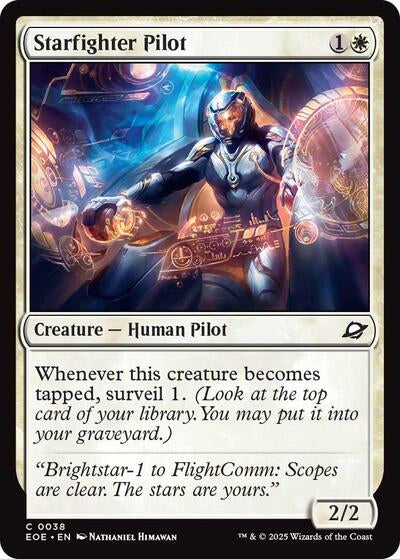 Starfighter Pilot (Edge of Eternities) Light Play Foil