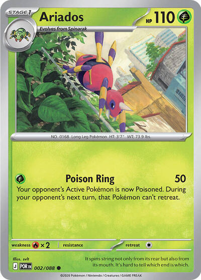 Ariados (ME03: Perfect Order) Light Play Reverse Holofoil