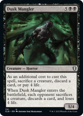 Dusk Mangler (Commander Legends: Battle for Baldur's Gate) Light Play