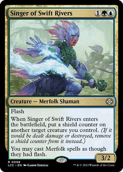 Singer of Swift Rivers (Commander: The Lost Caverns of Ixalan) Light Play